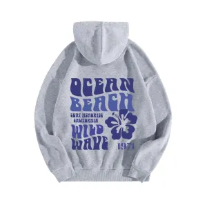 pink palm puff hoodie 2024 Sweatshirts For Teen Girls Long Sleeve Letter Print Graphic Hoodies Drawstring Pullover Trendy Oversized Hoodie