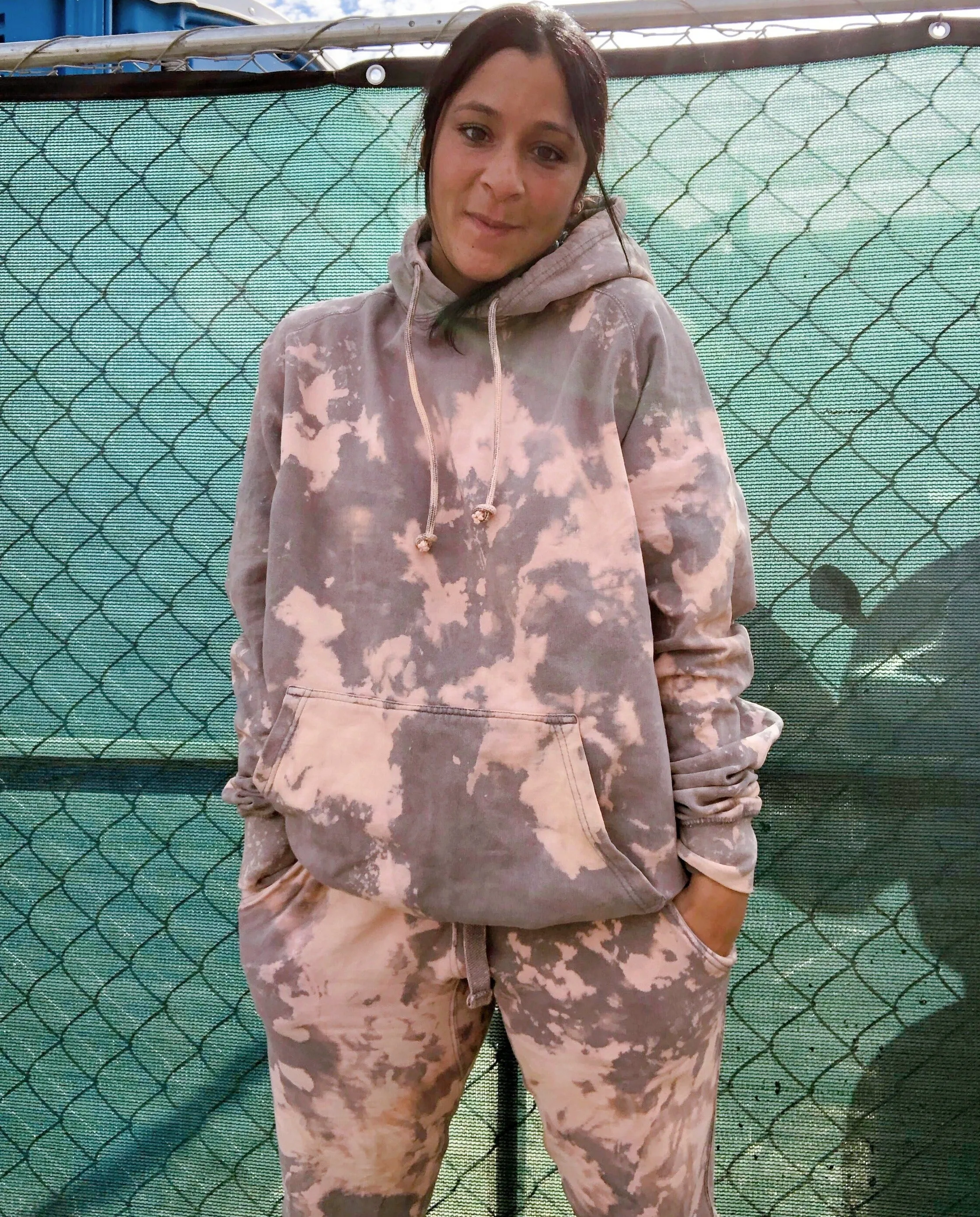 Pink Zinc Tie Dye Hoodie