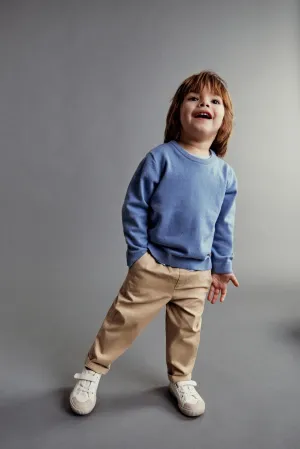 Plain basic sweater - Blue