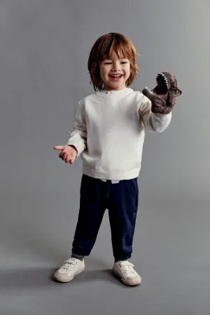 Plain basic sweater - Ecru