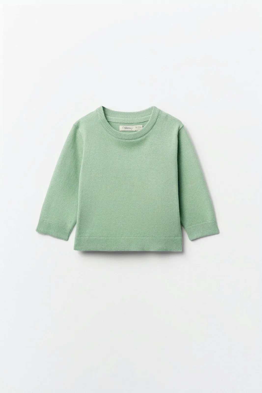 Plain basic sweater - Green