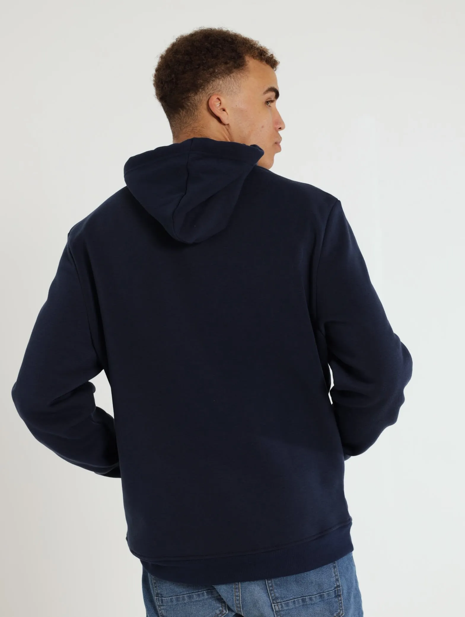 Plain Hoody - Navy