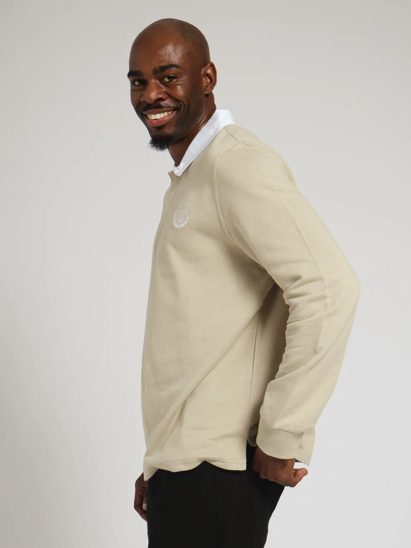 Plain Rugby Top - Stone