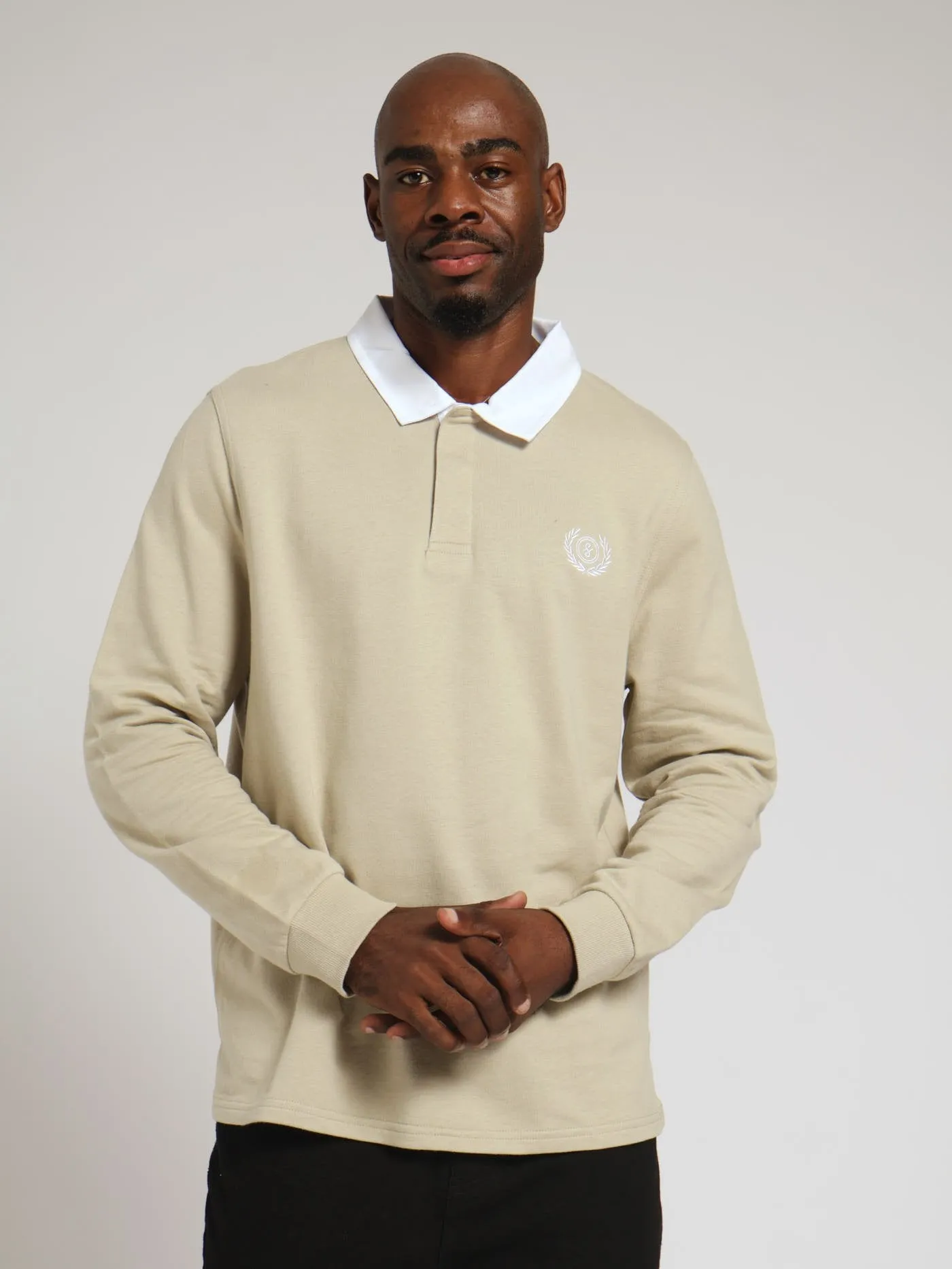 Plain Rugby Top - Stone