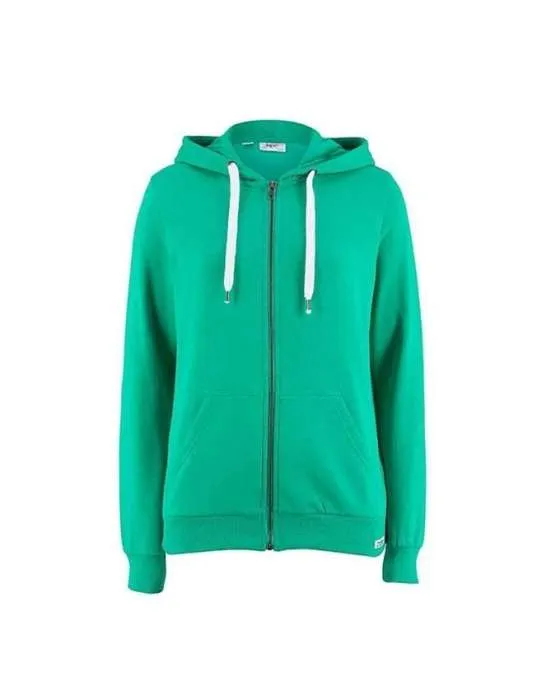 Plain Sea Green Hoodie For Women
