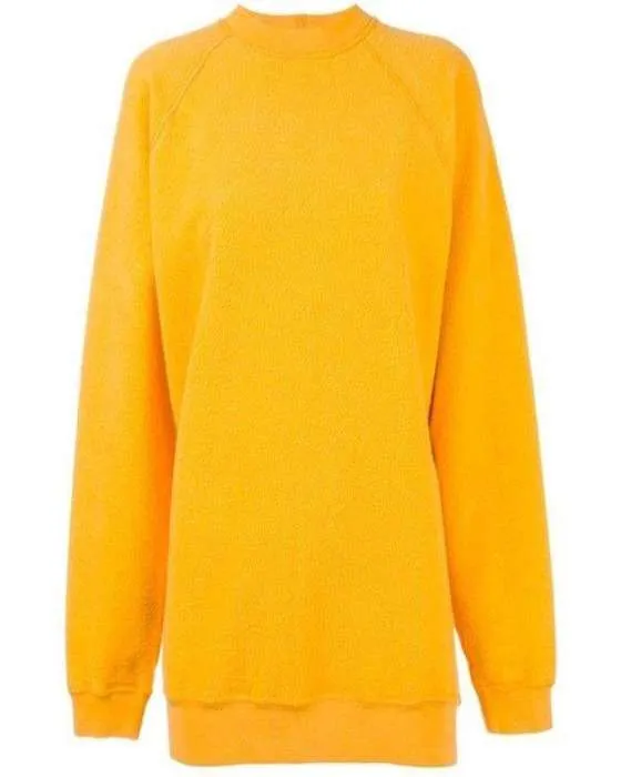 Plain Yellow Sweat Shirt For women