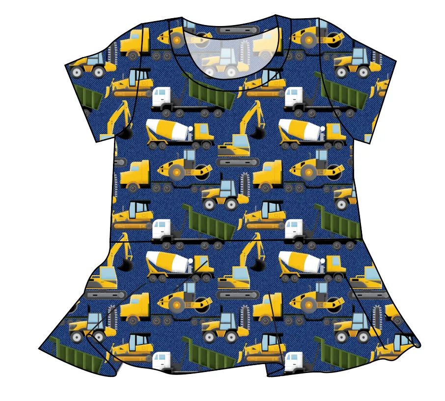 Playing With Dirt Ladies' Peplum Top