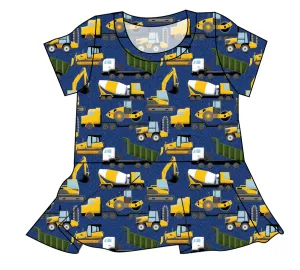 Playing With Dirt Ladies' Peplum Top