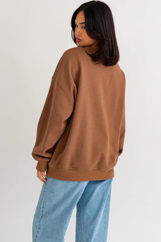 Positive Vibes Oversized Sweatshirt