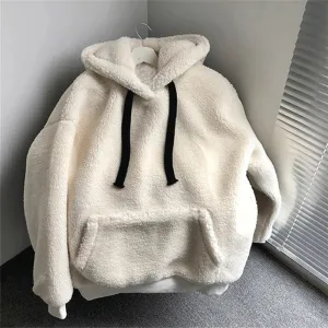 Pretty Soft Cotton Plain Color Winter Hoodie