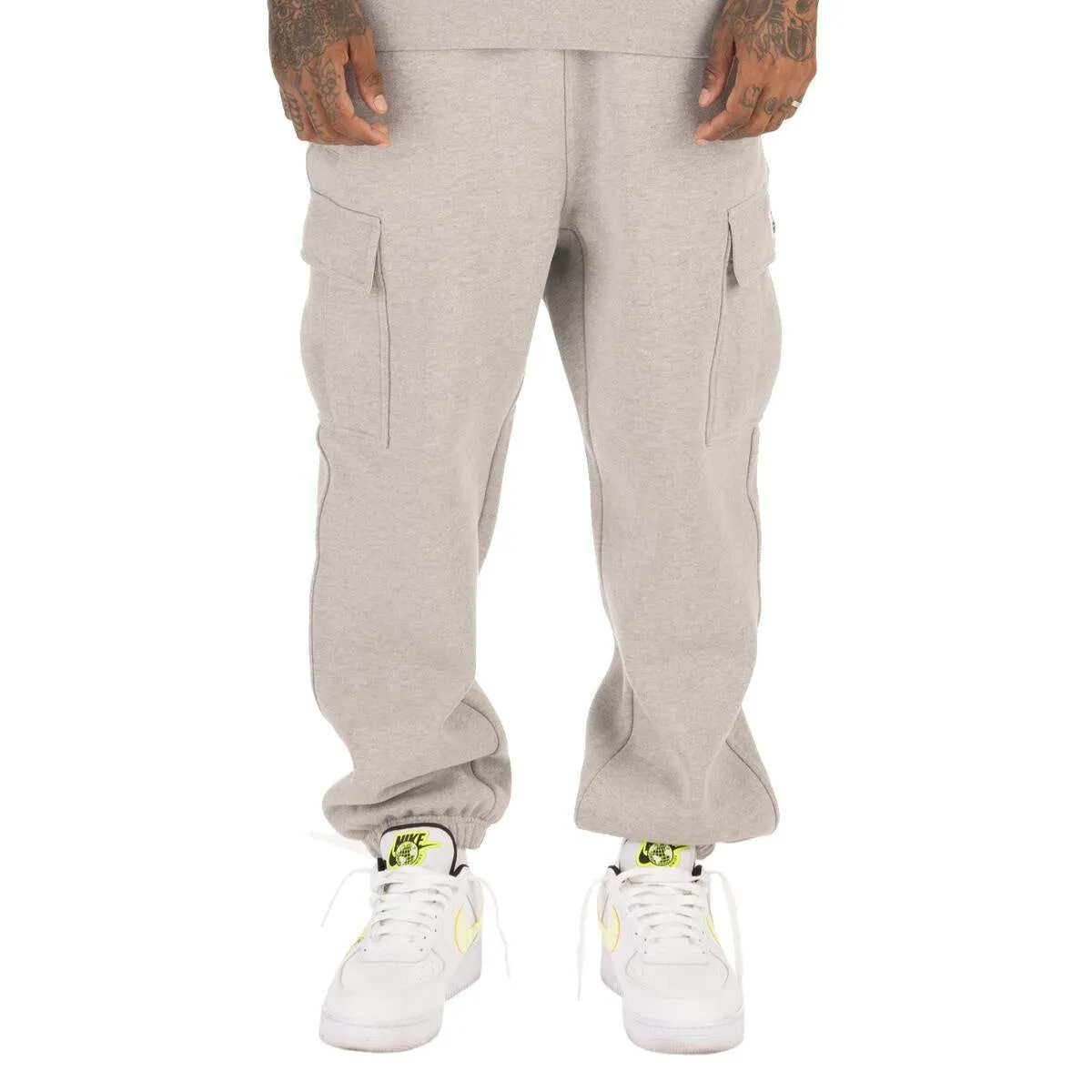 Pro Club Tapered Fleece Cargo Pant - Gray