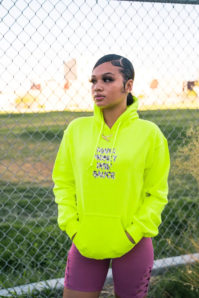 Purple Camo MMDS | Safety Yellow Hoodie