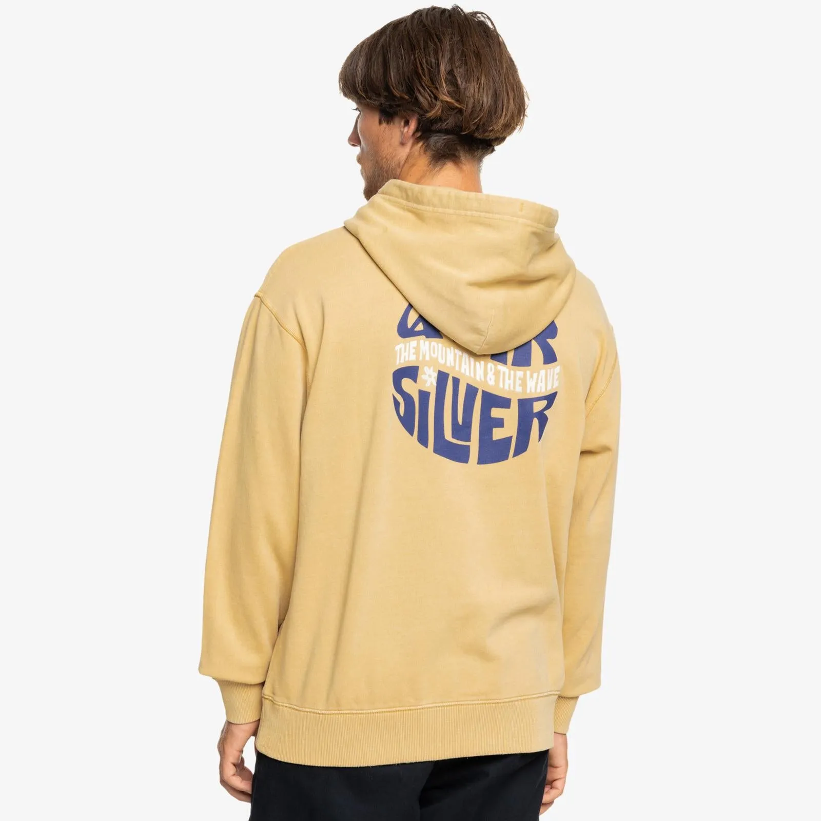 Quiksilver Mens Garment Dye Pullover Hoodie