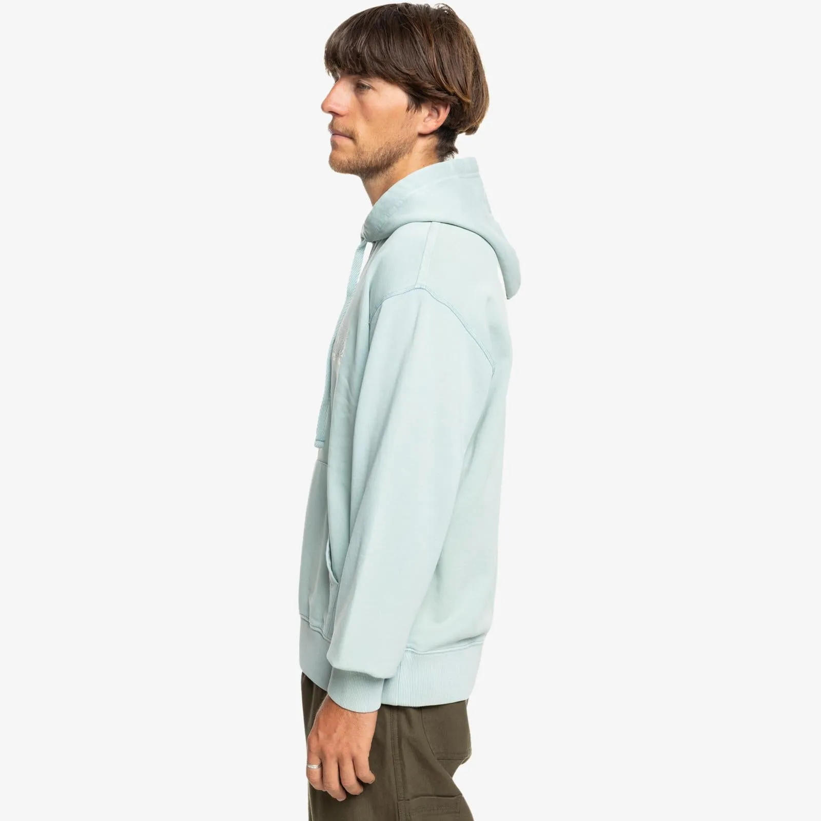 Quiksilver Mens Garment Dye Pullover Hoodie