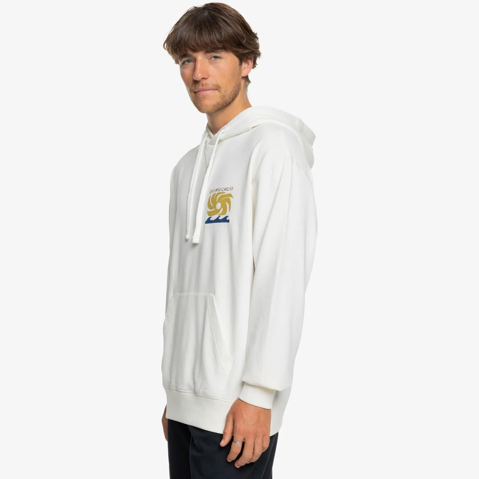 Quiksilver Mens Garment Dye Pullover Hoodie
