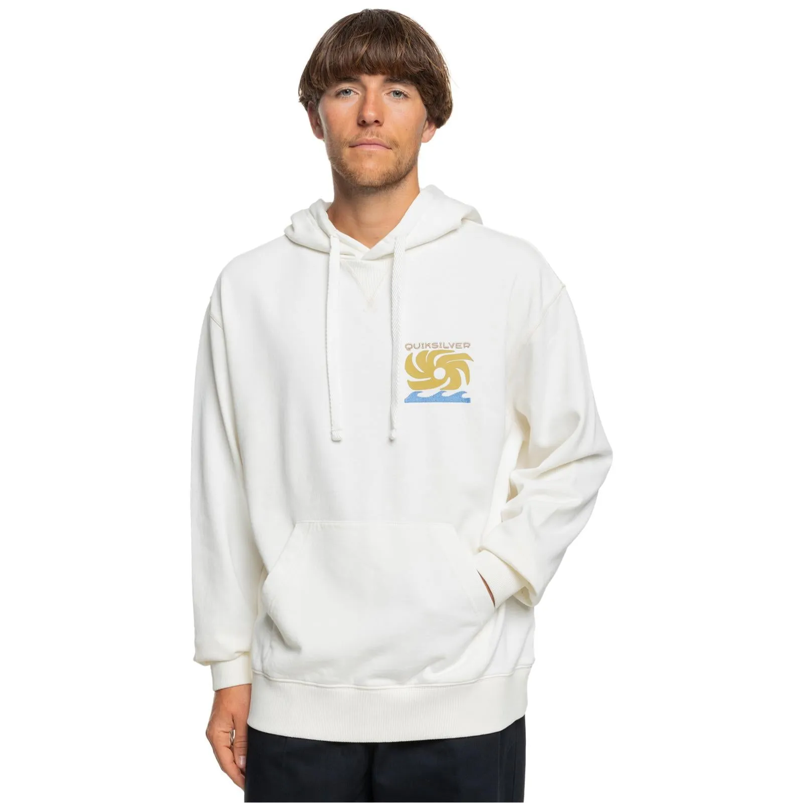 Quiksilver Mens Garment Dye Pullover Hoodie