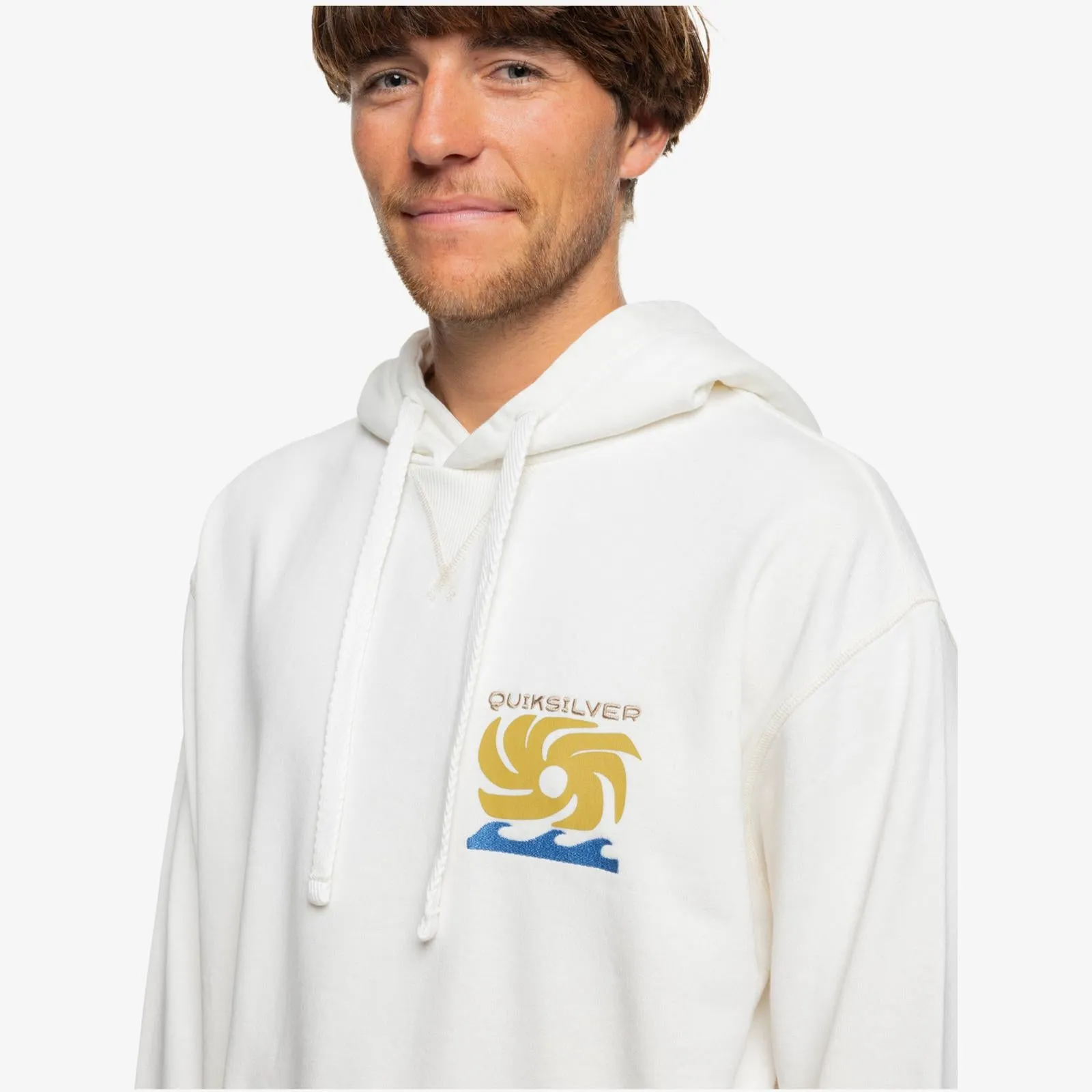 Quiksilver Mens Garment Dye Pullover Hoodie