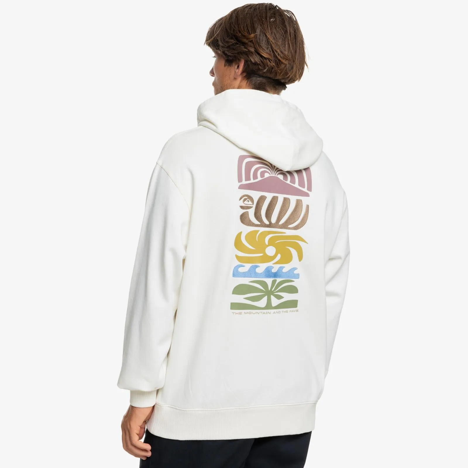 Quiksilver Mens Garment Dye Pullover Hoodie