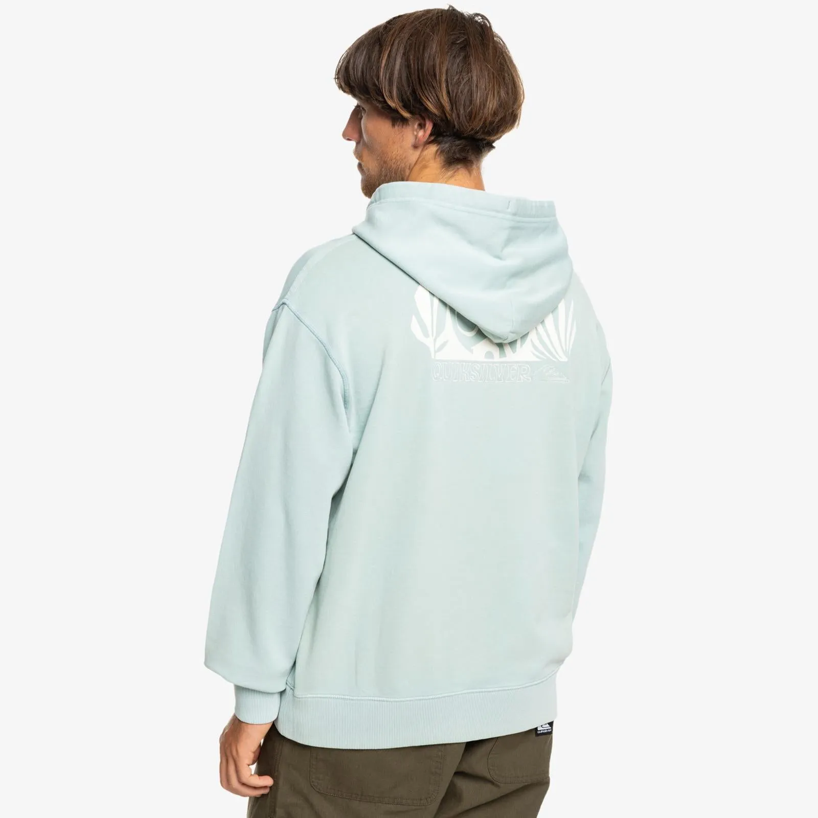 Quiksilver Mens Garment Dye Pullover Hoodie