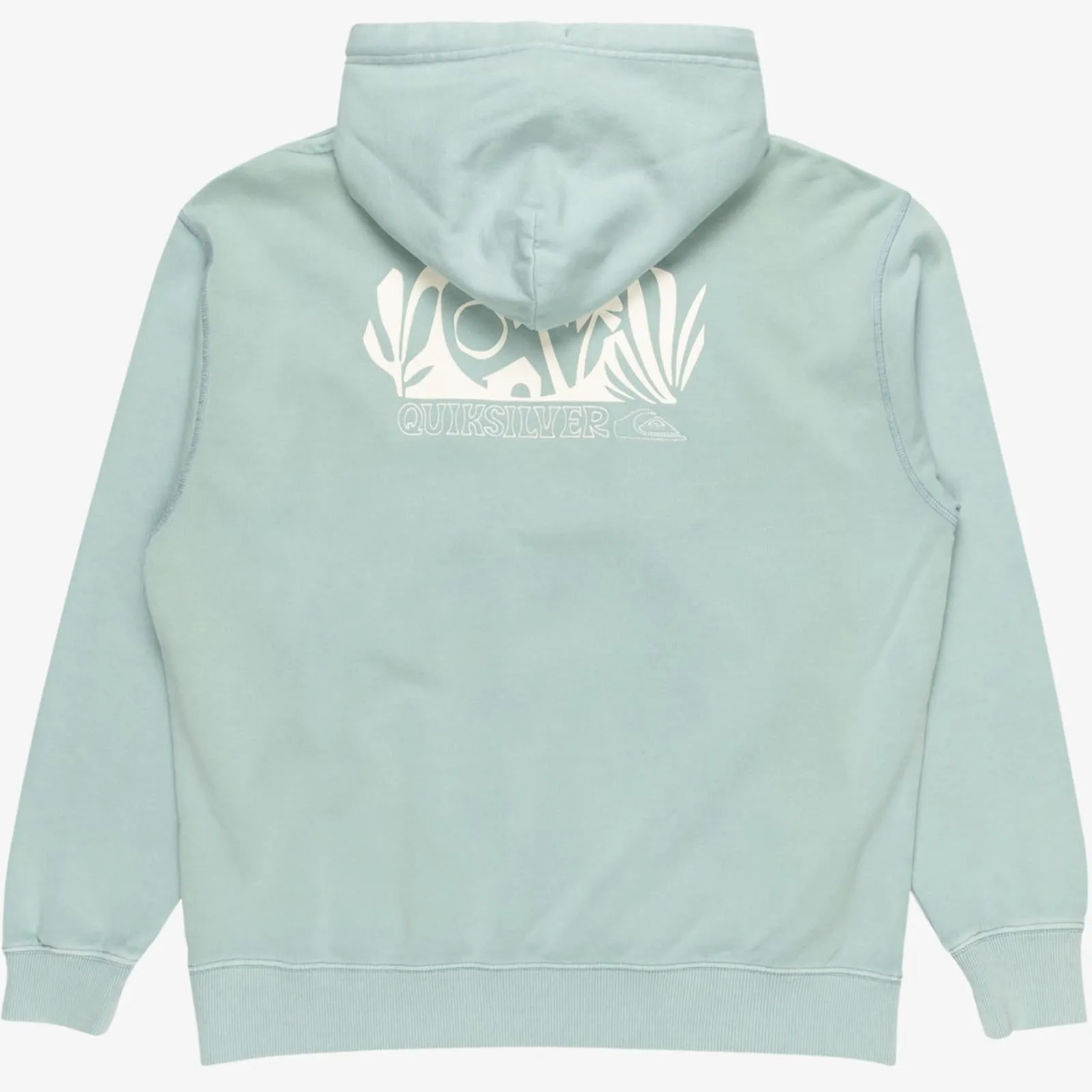 Quiksilver Mens Garment Dye Pullover Hoodie