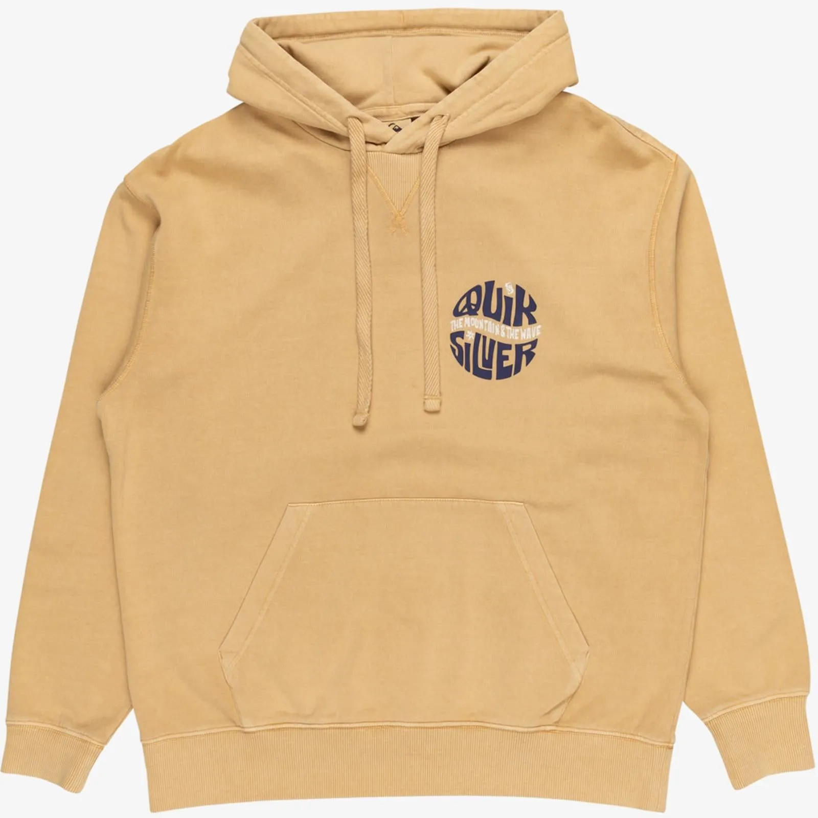 Quiksilver Mens Garment Dye Pullover Hoodie