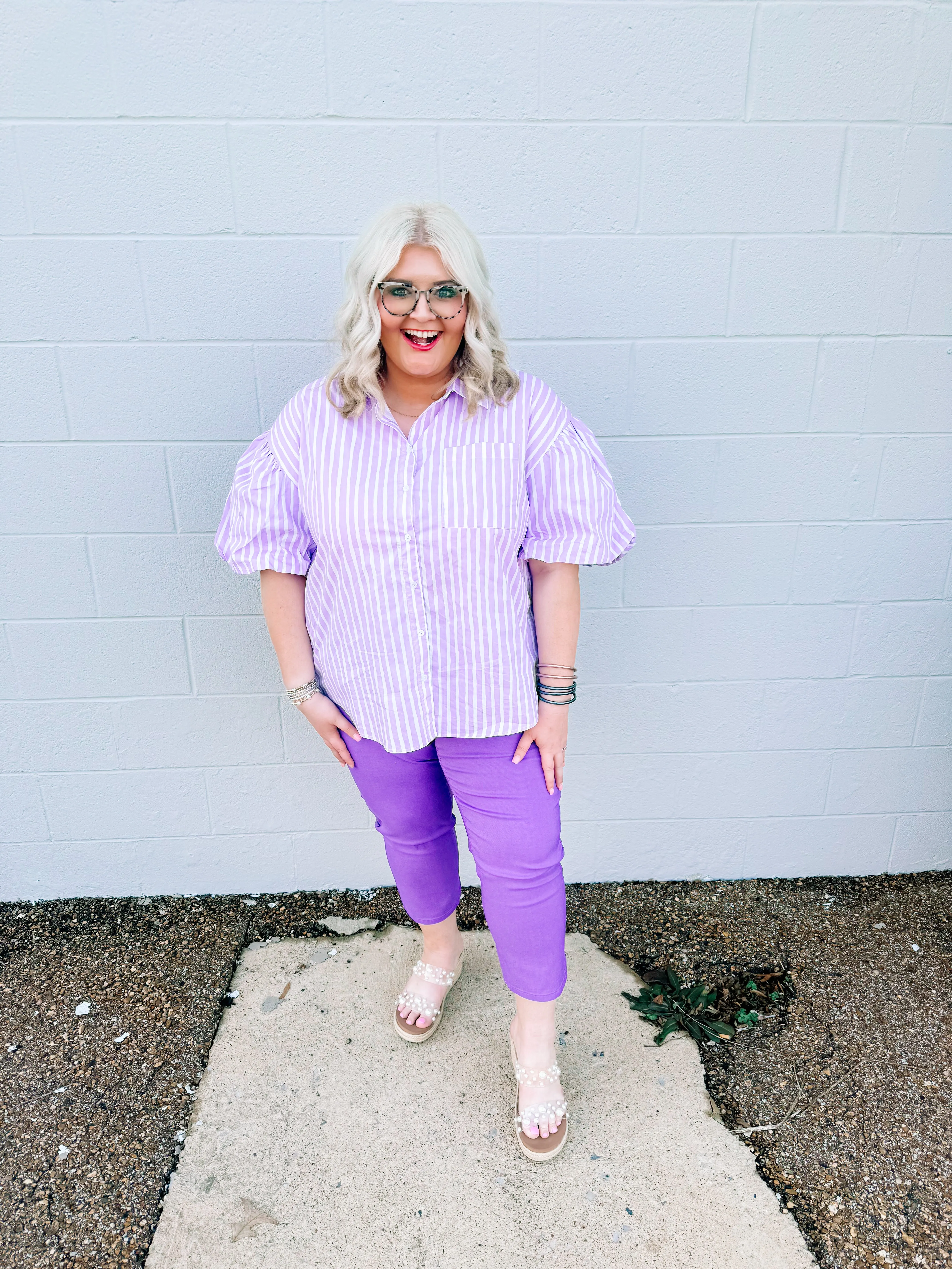 Ready for Spring Top in Purple
