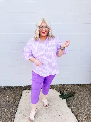 Ready for Spring Top in Purple