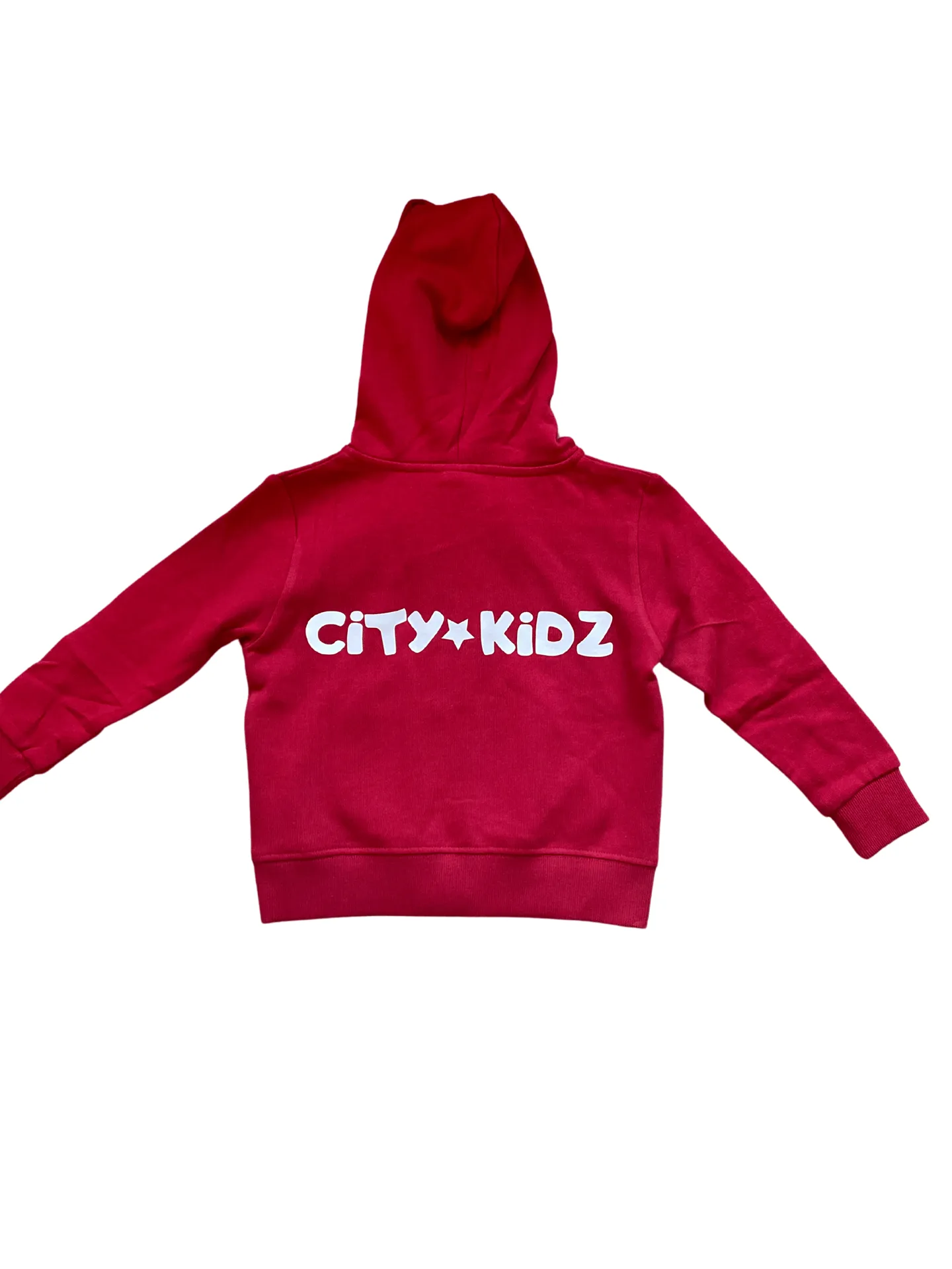 RED PULLOVER SWEATSHIRT