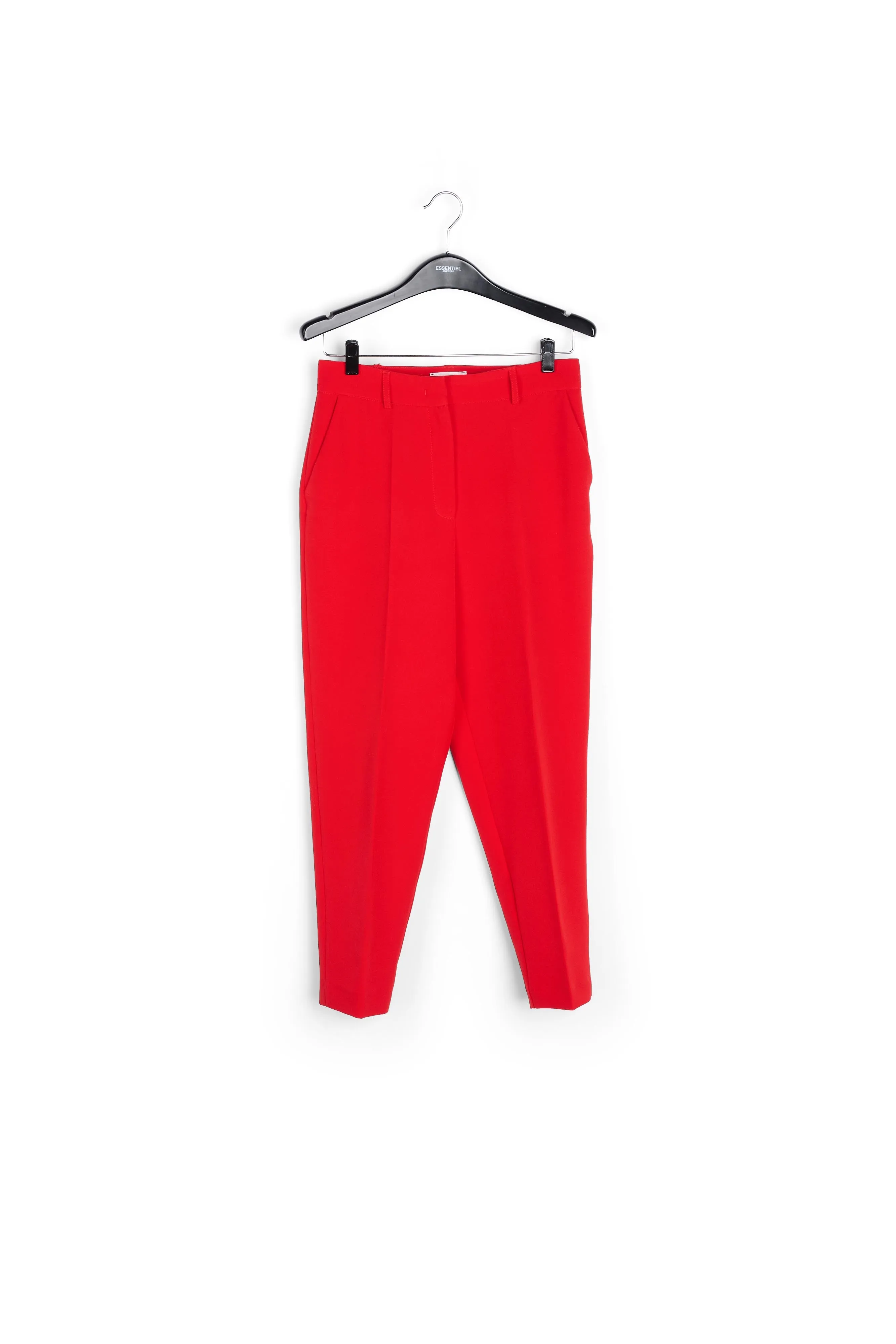 Red tapered pants