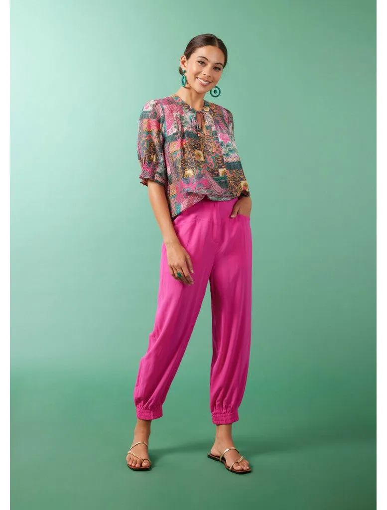 Rhodes Pant - Fuschia
