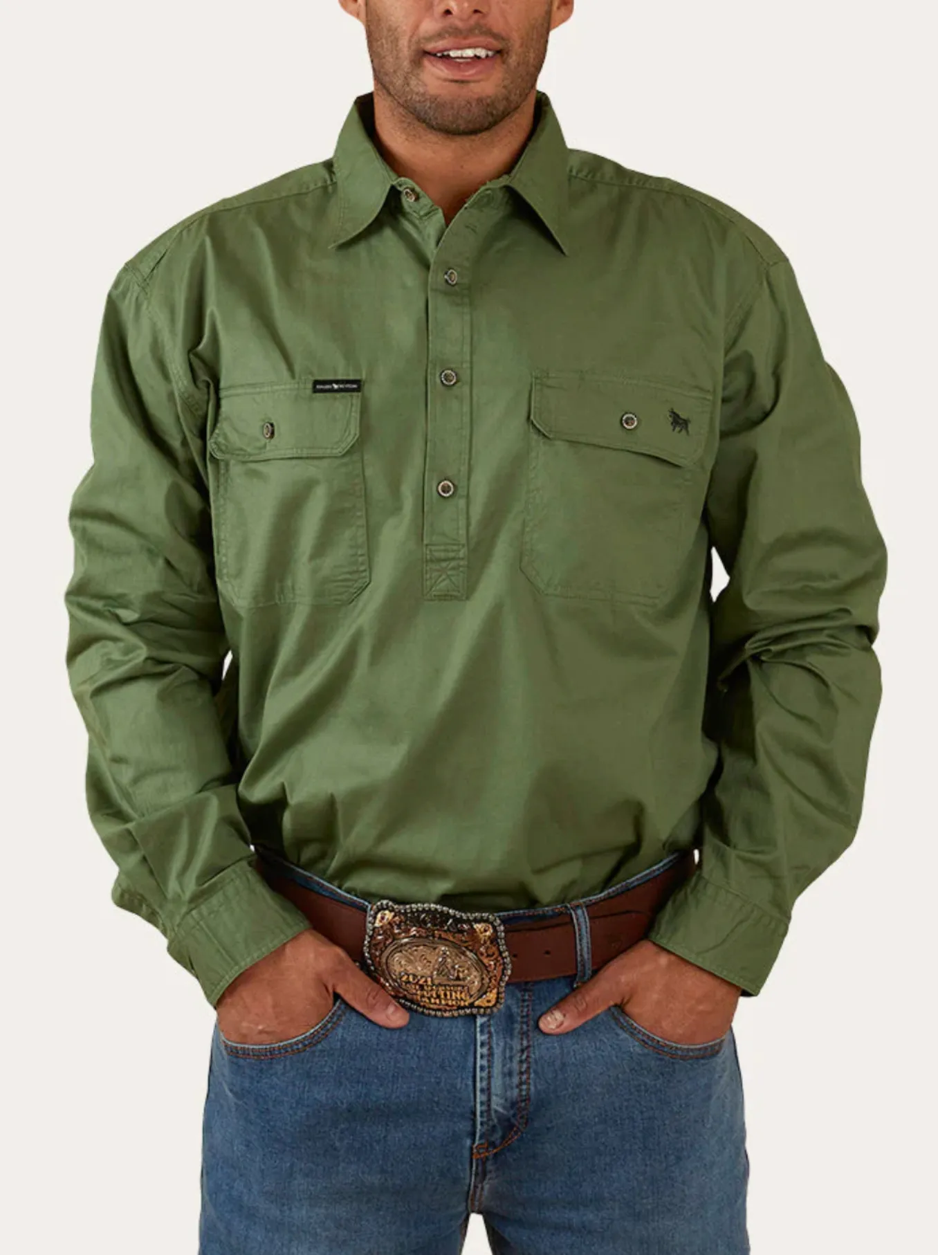 Ringers Western King River Half Button Shirt