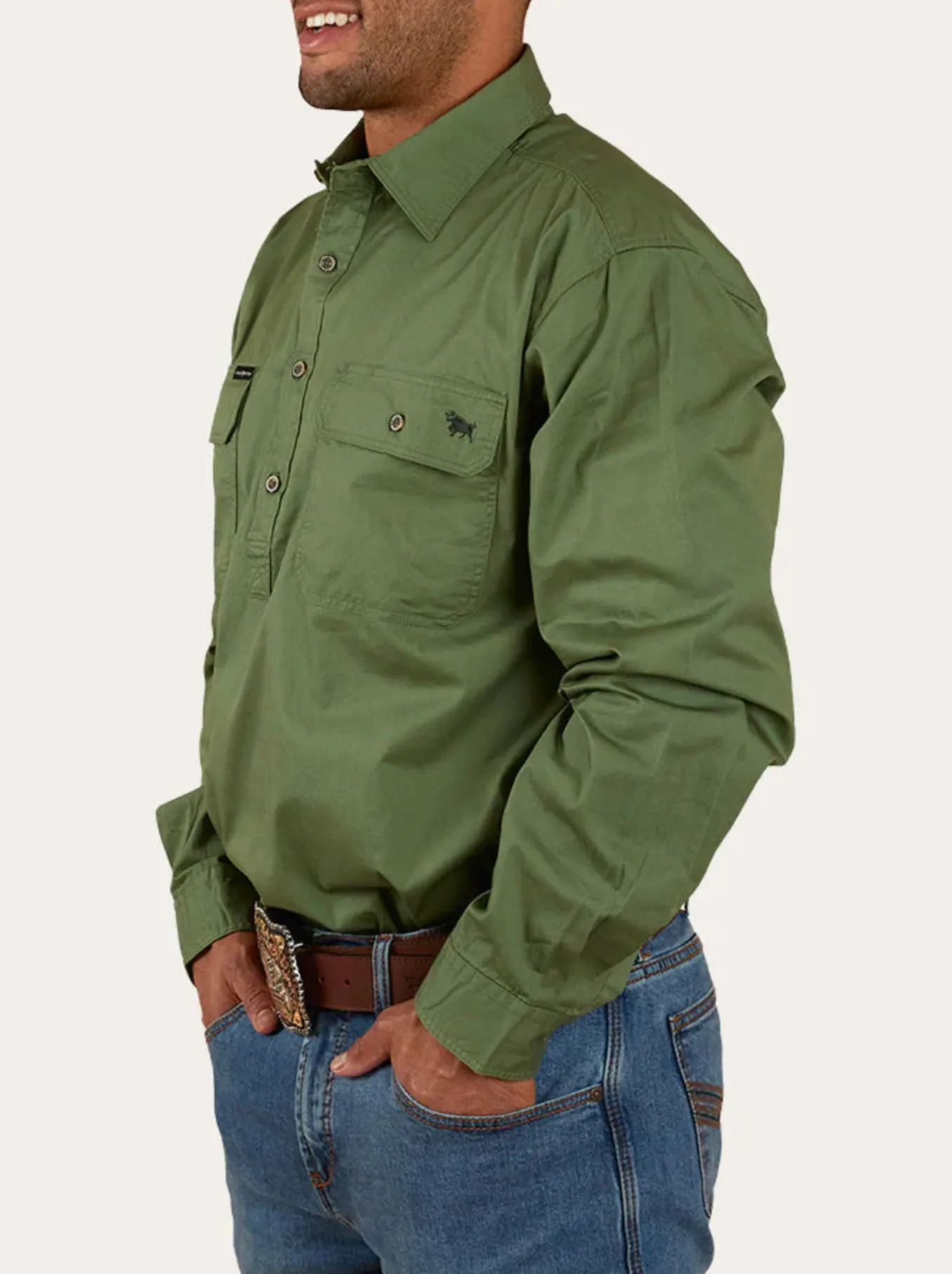 Ringers Western King River Half Button Shirt