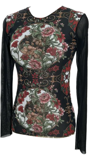 Rococo Crew Top With Scarf