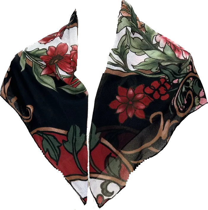 Rococo Crew Top With Scarf