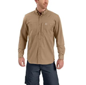 RUGGED PROFESSIONAL™ SERIES Relaxed Fit Canvas Long Sleeve Work Shirt
