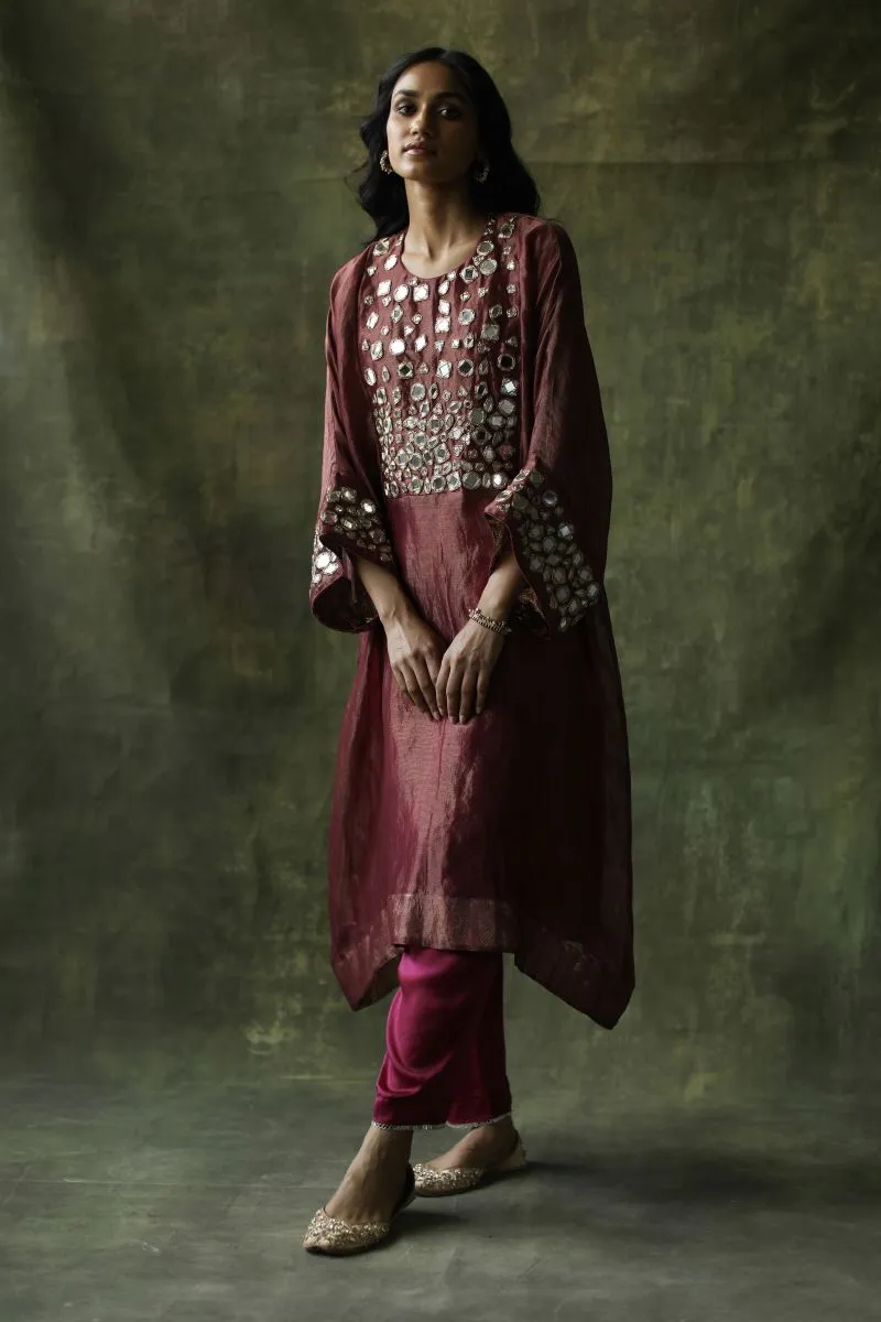 Sahiba ruby kaftan set