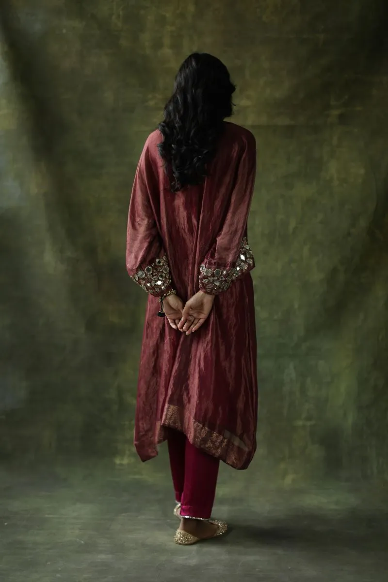 Sahiba ruby kaftan set