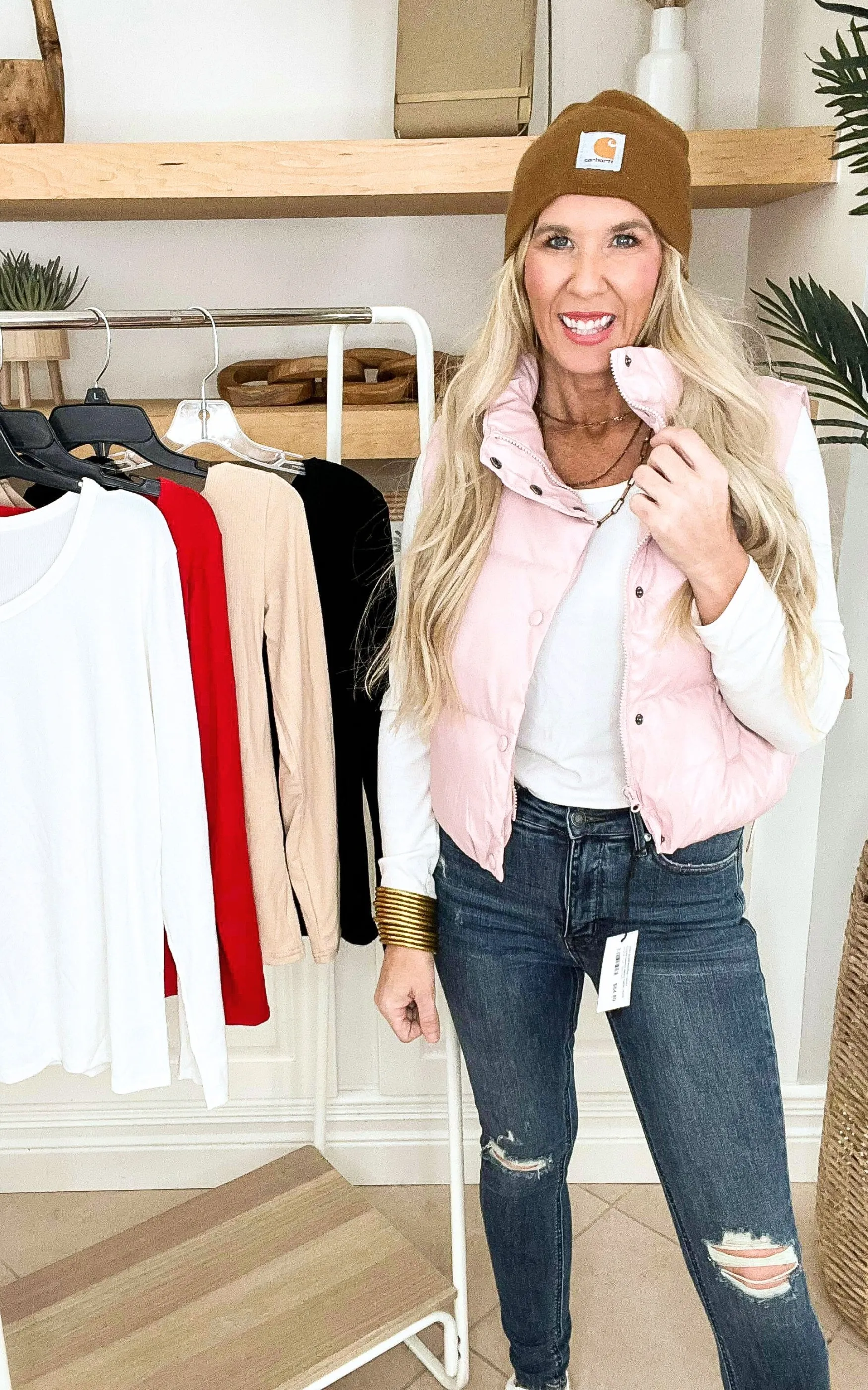 SALTY WAVE Hold Tight Long Sleeve Tops- Basics**DEAL-FINAL SALE