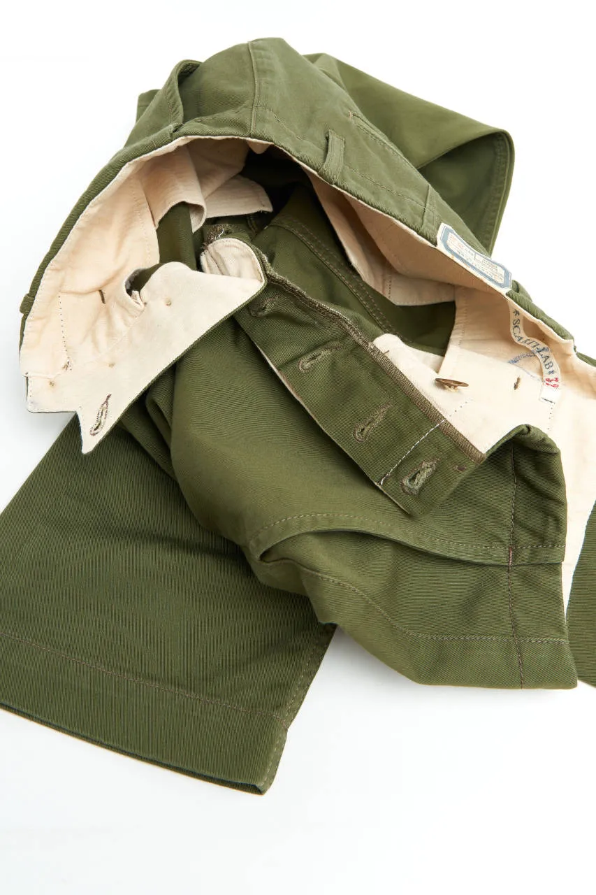 Scarti Lab Chinos 133-SG506 Green Stone Washed