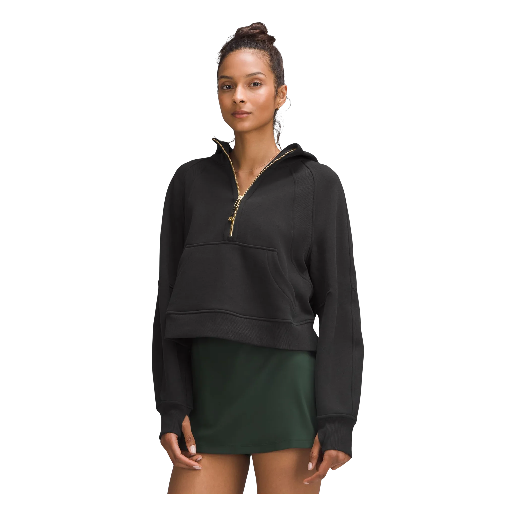 Scuba Oversized Half-Zip Hoodie