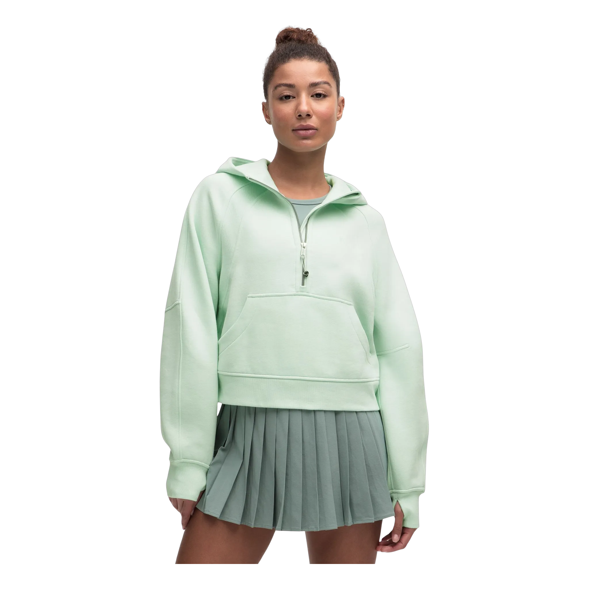 Scuba Oversized Half-Zip Hoodie