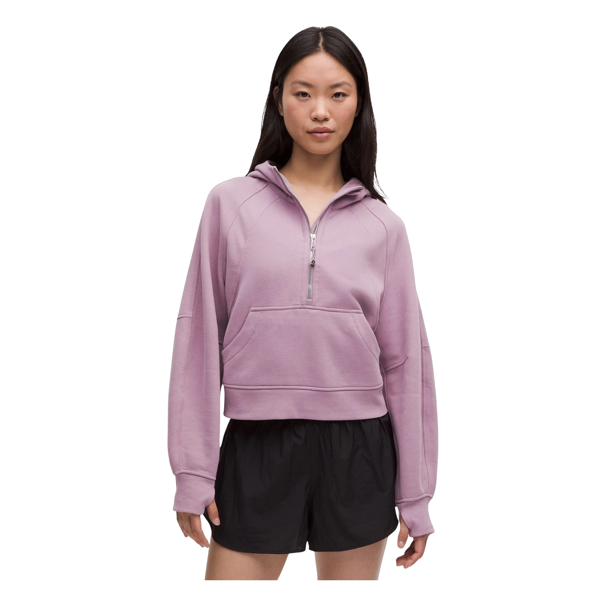 Scuba Oversized Half-Zip Hoodie