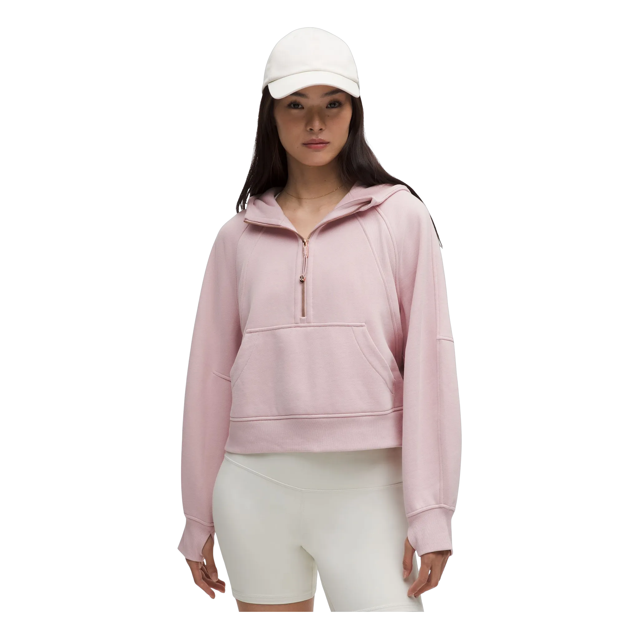 Scuba Oversized Half-Zip Hoodie