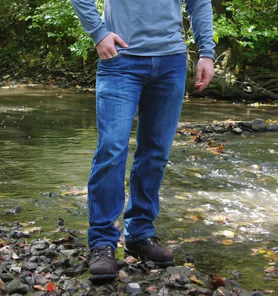 SECONDS - SECAA1873L - MEN'S CLASSIC JEAN - MEDIUM STONEWASH - MADE IN USA