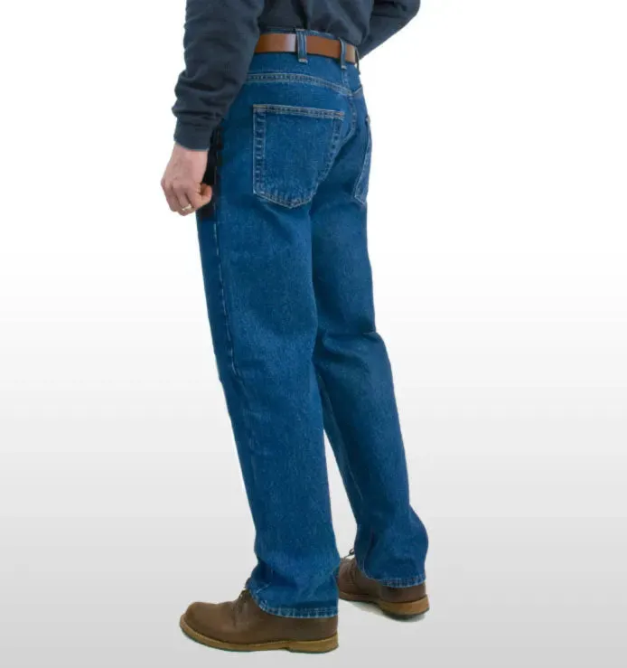 SECONDS - SECAA1873L - MEN'S CLASSIC JEAN - MEDIUM STONEWASH - MADE IN USA