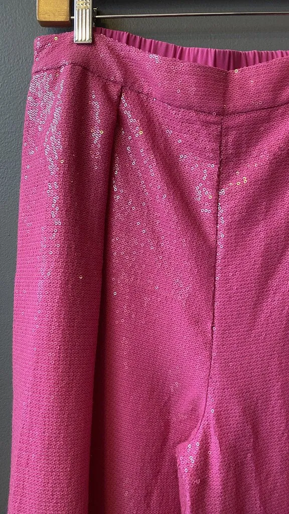 Sequin Wide Leg Pants