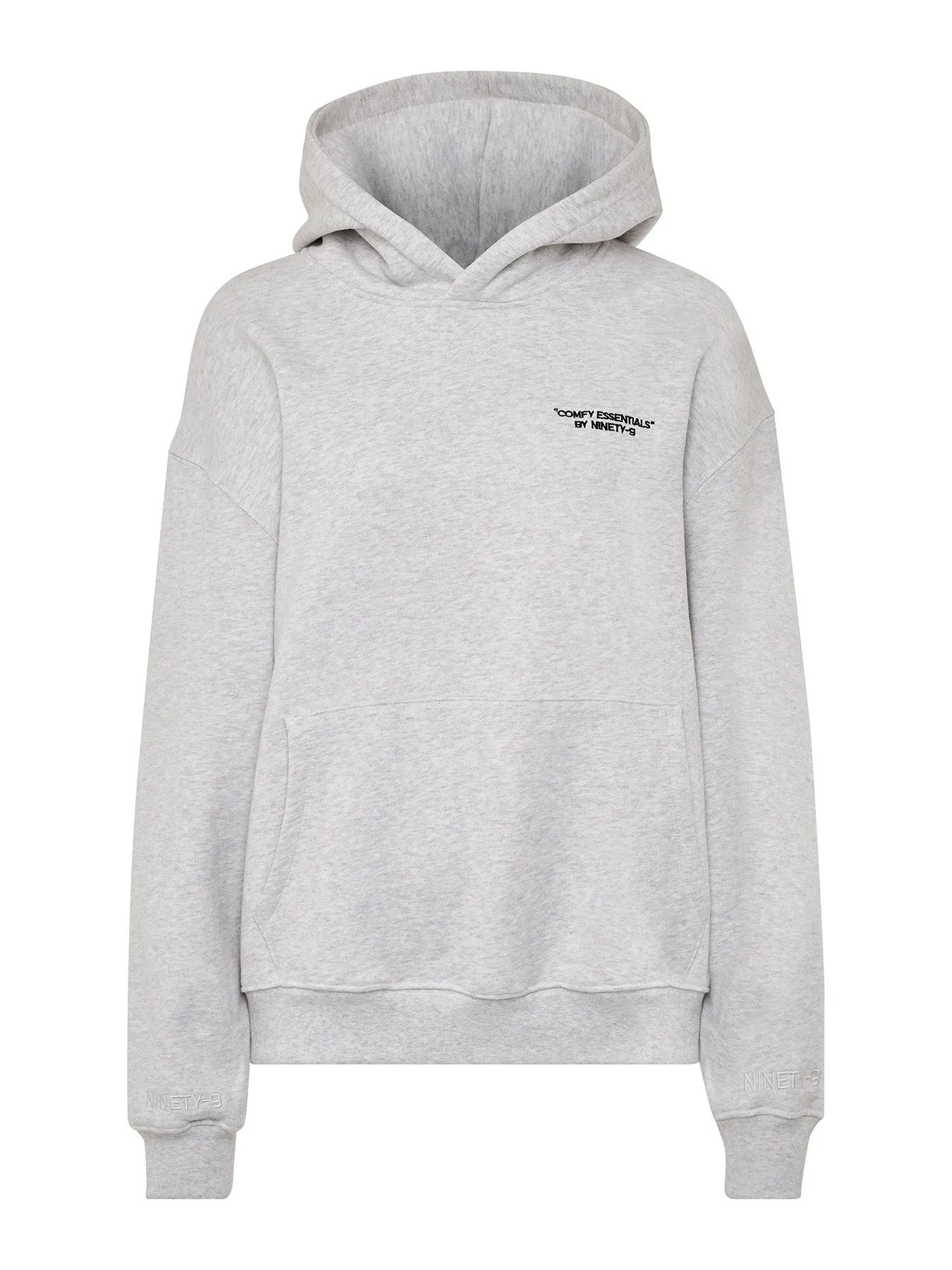 SET - ESSENTIALS - HOODIE AND SWEATPANTS • LIGHT GREY