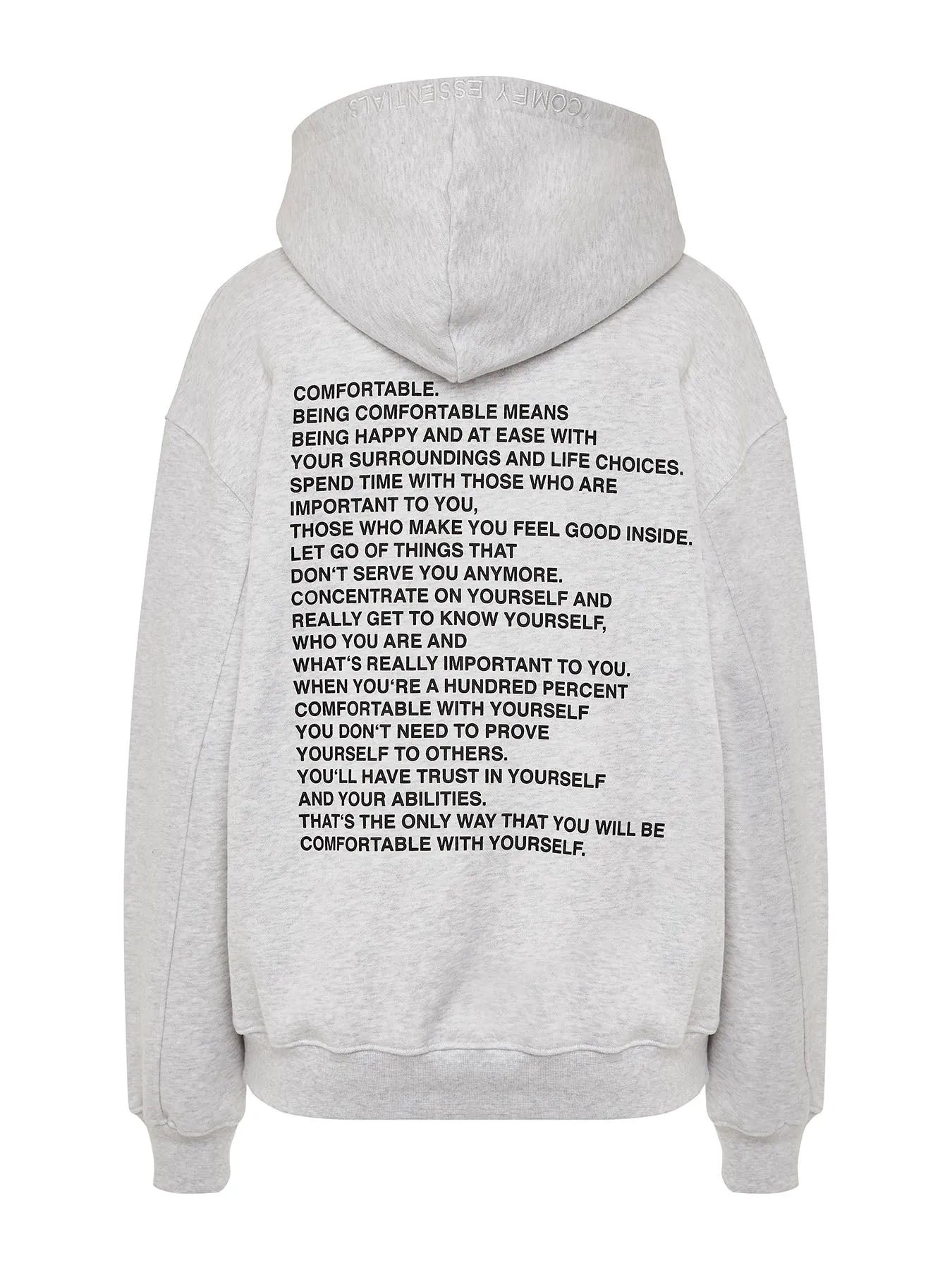 SET - ESSENTIALS - HOODIE AND SWEATPANTS • LIGHT GREY