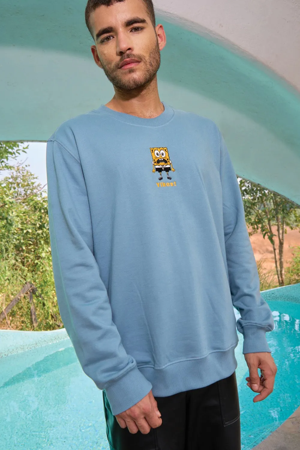 Shaken SpongeBob Oversized Sweatshirt