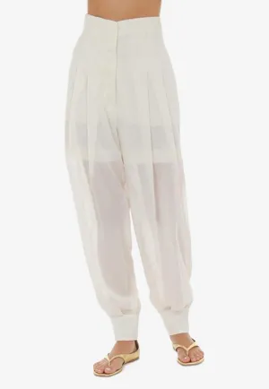 Sheer Tapered Pants